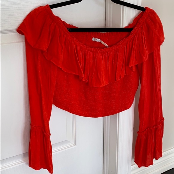 Urban Outfitters Kimchi Blue Off-the-shoulder Top - Picture 1 of 5